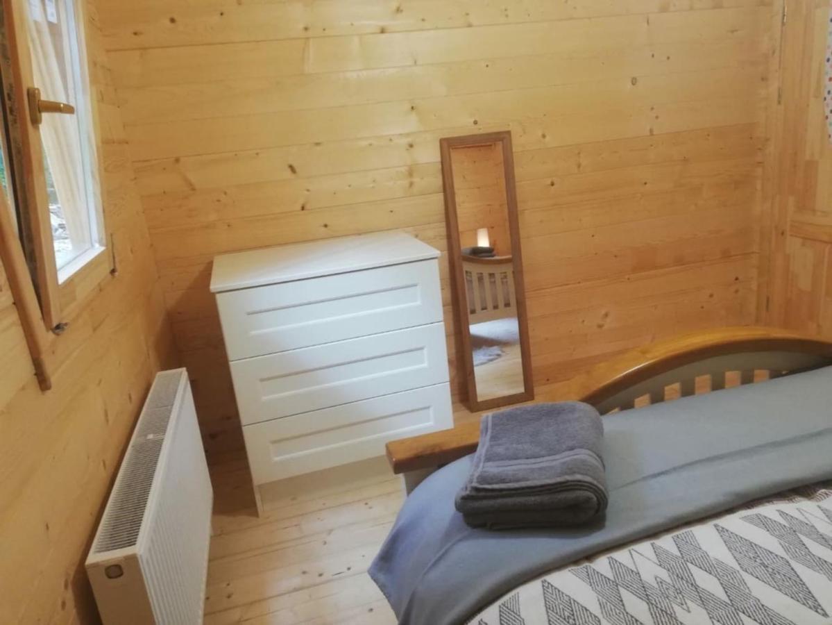 Stunning Log Cabin On The Lake Portroe 外观 照片